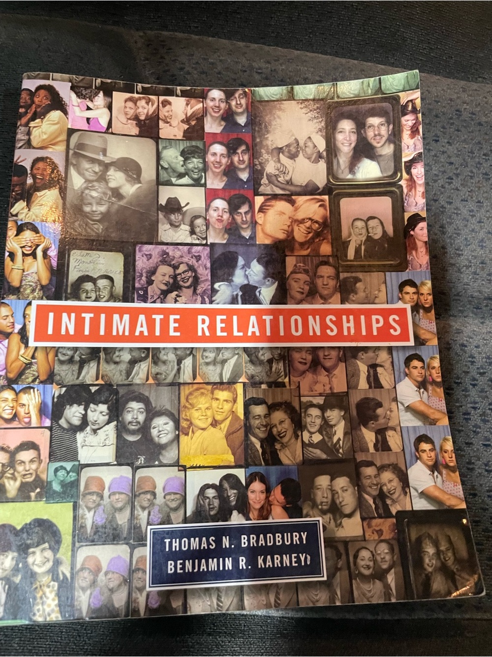 Intimate Relationships Hardcover Book - Orange Cover